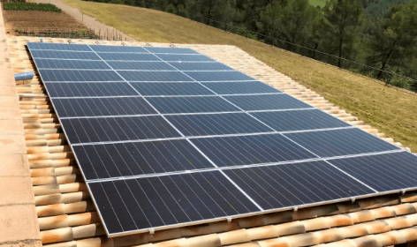 Marquesina solar fotovoltaica